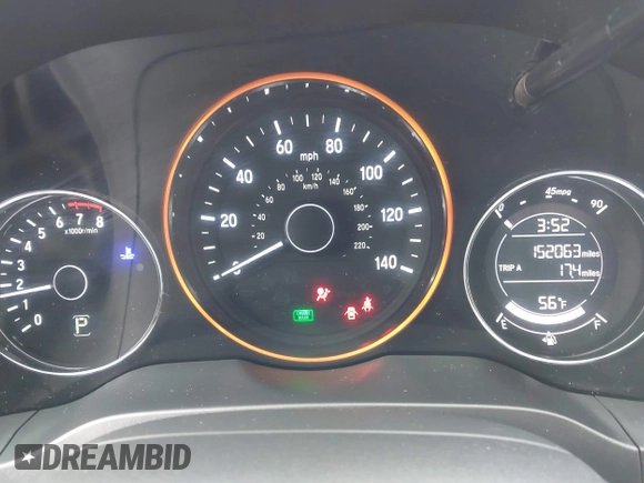 2018 Honda HR-V EX-L Navi with VIN 3CZRU6H79JM710359, listed as a IAAI auction lot 41656637 with 152,063 mi miles. Bid and sale history available at carsss.com. Image 7.