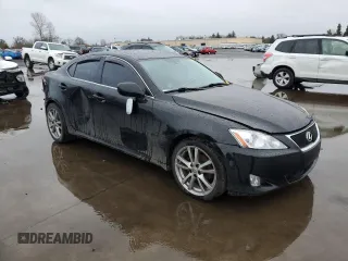 2008 Lexus IS 250 with VIN JTHBK262585063129, listed as a Copart auction lot 44856875 with Not provided miles and Salvage title. Bid and sale history available at DreamBid. Image 4.