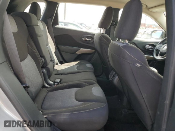 2017 Jeep Cherokee Sport with VIN 1C4PJMAB6HW569835, listed as a Copart auction lot 50601275 with 134,818 mi miles and Salvage Title. Bid and sale history available at carsss.com. Image 12.