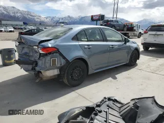 2020 Toyota Corolla LE with VIN JTDEPRAE4LJ050527, listed as a Copart auction lot 51089245 with 76,128 mi miles and Salvage Title. Bid and sale history available at DreamBid. Image 3.