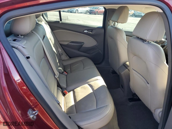 2017 Chevrolet Cruze LT with VIN 1G1BH5SE6H7229544, listed as a Copart auction lot 87502315 with 96,898 mi miles and Salvage Title. Bid and sale history available at carsss.com. Image 10.