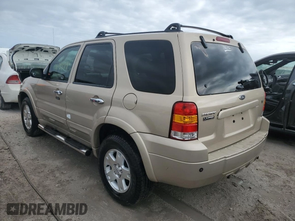 2007 Ford Escape Limited with VIN 1FMCU04177KA38291, listed as a Copart auction lot 75889204 with 119,519 mi miles and Non Repairable. Bid and sale history available at carsss.com. Image 2.