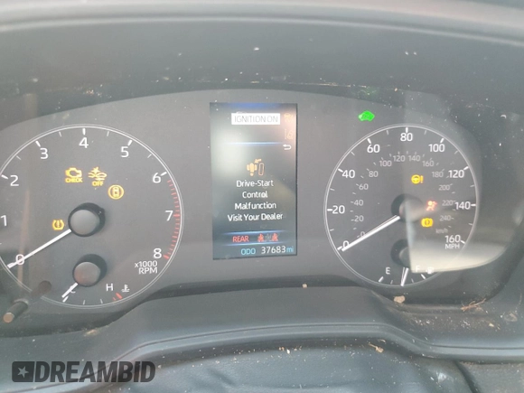 2024 Toyota Corolla Cross Hybrid S with VIN 7MUFBABG1RV040432, listed as a Copart auction lot 61192665 with 37,683 mi miles and Salvage title. Bid and sale history available at DreamBid. Image 9.