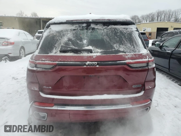2022 Jeep Grand Cherokee Overland with VIN 1C4RJHDG8N8620405, listed as a Copart auction lot 86142484 with 40,989 mi miles and Salvage title. Bid and sale history available at DreamBid. Image 6.