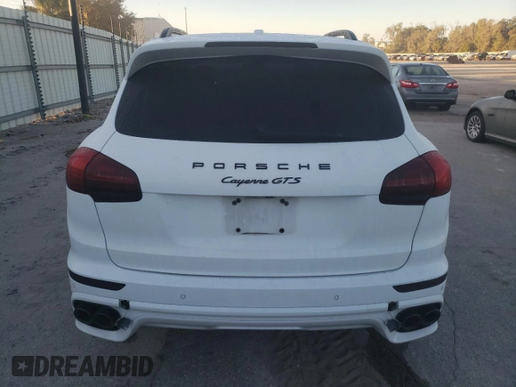 2017 Porsche Cayenne GTS with VIN WP1AD2A29HLA83277, listed as a Copart auction lot 76765974 with 47,838 mi miles and Salvage title. Bid and sale history available at DreamBid. Image 6.