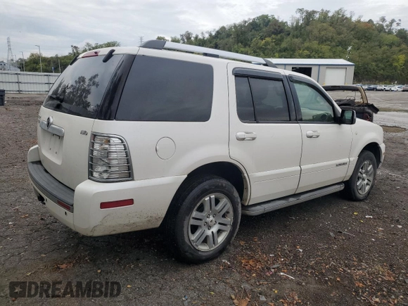 2010 Mercury Mountaineer Premier with VIN 4M2EN4JE6AUJ01346, listed as a Copart auction lot 70575794 with 166,024 mi miles and Salvage Title. Bid and sale history available at carsss.com. Image 3.