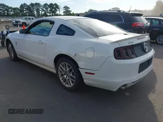 2013 Ford Mustang V6 with VIN 1ZVBP8AM1D5254018, listed as a IAAI auction lot 42738081 with 231,643 mi miles and . Bid and sale history available at DreamBid. Image 3.