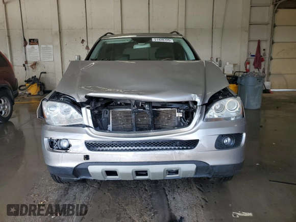 2006 Mercedes-Benz M 350 with VIN 4JGBB86E56A015726, listed as a Copart auction lot 51428725 with 117,497 mi miles and Salvage Title. Bid and sale history available at DreamBid. Image 5.