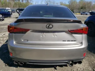 2019 Lexus IS 300 with VIN JTHC81D21K5037764, listed as a Copart auction lot 52334345 with 98,206 mi miles and Salvage title. Bid and sale history available at DreamBid. Image 6.