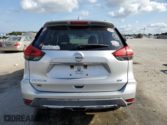 2017 Nissan Rogue S with VIN KNMAT2MT3HP551702, listed as a Copart auction lot 54748415 with 104,122 mi miles and Salvage Title. Bid and sale history available at carsss.com. Image 6.