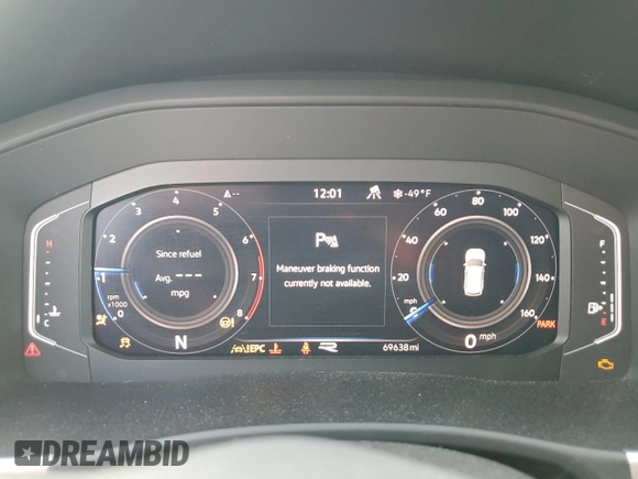 2022 Volkswagen Atlas 3.6L V6 SEL R-Line with VIN 1V2AR2CA3NC512284, listed as a Copart auction lot 86606084 with 69,638 mi miles and Salvage Title. Bid and sale history available at carsss.com. Image 10.