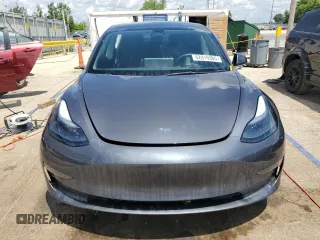 2023 Tesla Model 3 with VIN 5YJ3E1EA4PF614129, listed as a Copart auction lot 62019385 with 23,218 mi miles and Salvage title. Bid and sale history available at DreamBid. Image 5.