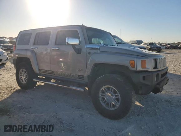 2007 Hummer H3 SUV with VIN 5GTDN13E078199569, listed as a Copart auction lot 85874234 with 204,754 mi miles and Salvage Title. Bid and sale history available at carsss.com. Image 4.