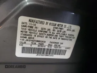 2011 Infiniti G25 Journey with VIN JN1DV6AP0BM602932, listed as a Copart auction lot 76875324 with 177,073 mi miles and Salvage Title. Bid and sale history available at carsss.com. Image 12.