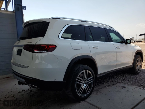 2023 Mercedes-Benz GLS 450 with VIN 4JGFF5KEXPA968296, listed as a Copart auction lot 61881034 with 10,938 mi miles and Salvage Title. Bid and sale history available at DreamBid. Image 3.