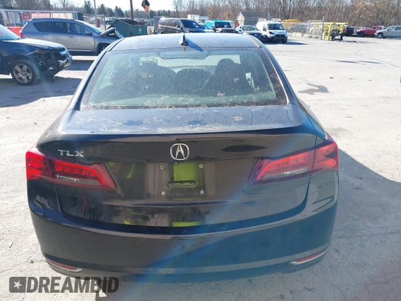 2015 Acura TLX Tech with VIN 19UUB1F51FA014434, listed as a IAAI auction lot 40791595 with 104,757 mi miles. Bid and sale history available at carsss.com. Image 16.