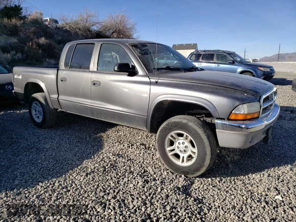 2004 Dodge Dakota SLT with VIN 1D7HG48N14S509987, listed as a Copart auction lot 43283745 with Not Provided miles and Salvage Title. Bid and sale history available at carsss.com. Image 4.