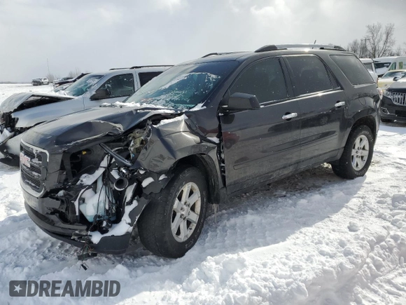 2015 GMC Acadia SLE with VIN 1GKKRNED8FJ377707, listed as a Copart auction lot 45476285 with 105,351 mi miles and Clean Title. Bid and sale history available at DreamBid. Image 1.