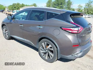 2015 Nissan Murano SL with VIN 5N1AZ2MH7FN271151, listed as a IAAI auction lot 42227107 with 94,211 mi miles and . Bid and sale history available at carsss.com. Image 3.