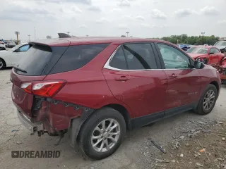 2021 Chevrolet Equinox LT with VIN 2GNAXKEV6M6100835, listed as a Copart auction lot 59391525 with 101,935 mi miles and Salvage title. Bid and sale history available at DreamBid. Image 3.
