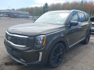 2021 Kia Telluride SX with VIN 5XYP5DHC6MG164200, listed as a IAAI auction lot 42176716 with 143,783 mi miles and . Bid and sale history available at DreamBid. Image 2.