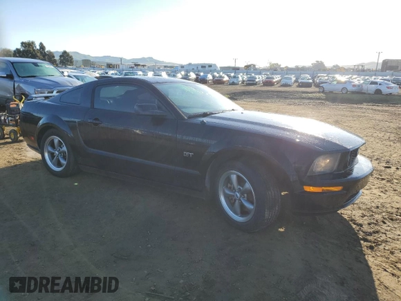2006 Ford Mustang GT Deluxe with VIN 1ZVHT82H765176578, listed as a Copart auction lot 51694475 with 90,761 mi miles and Salvage Title. Bid and sale history available at carsss.com. Image 4.