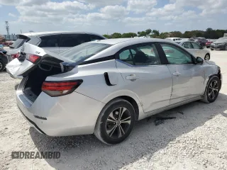 2021 Nissan Sentra SV with VIN 3N1AB8CV9MY304690, listed as a Copart auction lot 54015595 with 70,732 mi miles and Salvage Title. Bid and sale history available at DreamBid. Image 3.