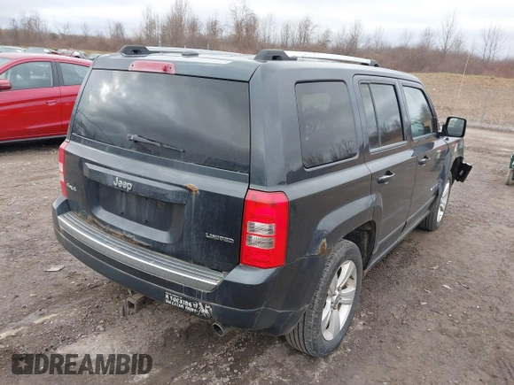 2014 Jeep Patriot Limited with VIN 1C4NJRCB8ED648089, listed as a IAAI auction lot 41801878 with 102,346 mi miles and . Bid and sale history available at DreamBid. Image 4.