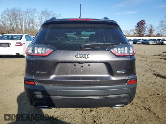 2022 Jeep Cherokee Latitude Lux with VIN 1C4PJMMXXND508325, listed as a Copart auction lot 80366204 with 21,249 mi miles and Salvage title. Bid and sale history available at DreamBid. Image 6.