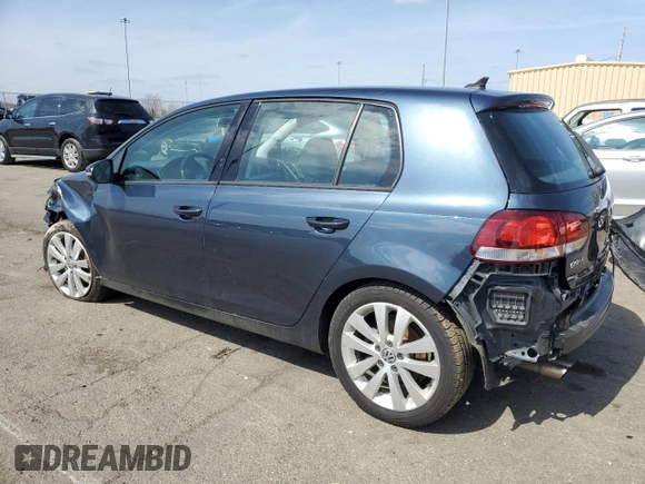 2014 Volkswagen Golf TDI w/Sunroof & Nav с VIN WVWDM7AJ9EW006745, выставлен на аукционе Copart как лот 51076805 с пробегом 94 761 миль миль и Списание • Salvage title. История ставок и продаж доступна на DreamBid. Изображение 2.