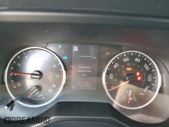 2020 Toyota RAV4 LE with VIN 2T3H1RFV6LC049907, listed as a Copart auction lot 50608605 with 45,296 mi miles and Salvage Title. Bid and sale history available at carsss.com. Image 9.