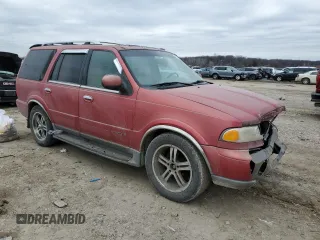 2001 Lincoln Navigator with VIN 5LMEU27R81LJ23306, listed as a Copart auction lot 44367495 with 220,225 mi miles and Salvage title. Bid and sale history available at DreamBid. Image 4.