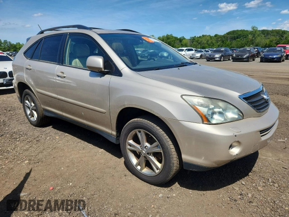 2006 Lexus RX 400h with VIN JTJHW31U160032465, listed as a Copart auction lot 65477845 with 213,371 mi miles and Clean title. Bid and sale history available at DreamBid. Image 4.