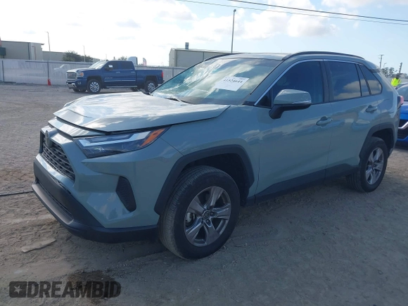 2023 Toyota RAV4 XLE with VIN 2T3W1RFV4PW257991, listed as a IAAI auction lot 41524644 with 34,370 mi miles. Bid and sale history available at carsss.com. Image 17.
