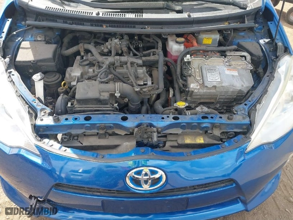 2013 Toyota Prius c One with VIN JTDKDTB39D1039272, listed as a IAAI auction lot 41599306 with 102,382 mi miles. Bid and sale history available at carsss.com. Image 10.
