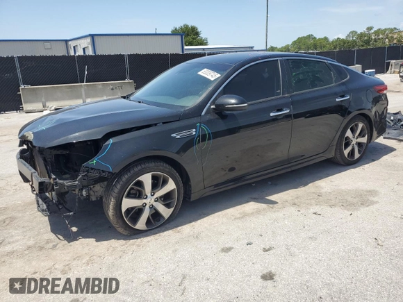 2019 Kia Optima LX with VIN 5XXGT4L31KG313403, listed as a Copart auction lot 63009745 with 84,448 mi miles and Salvage title. Bid and sale history available at DreamBid. Image 1.