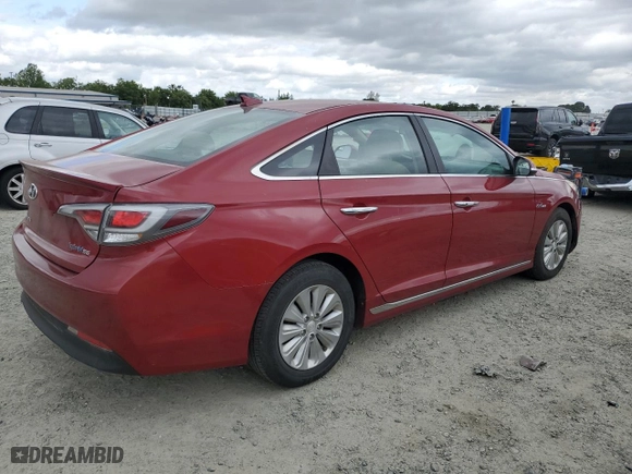 2016 Hyundai Sonata Hybrid SE with VIN KMHE24L19GA011686, listed as a Copart auction lot 54731005 with 0 mi miles and Clean Title. Bid and sale history available at carsss.com. Image 3.