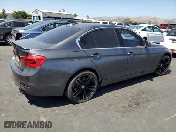 2018 BMW 3 Series 330i with VIN WBA8B9C54JK677077, listed as a Copart auction lot 60683205 with 71,120 mi miles and Salvage title. Bid and sale history available at DreamBid. Image 3.