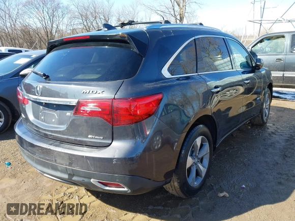 2014 Acura MDX z VIN 5FRYD4H20EB010314, wystawiony jako IAAI lot #41454491 z przebiegiem 129 368 mil mil oraz . Historia ofert i sprzedaży dostępna na DreamBid. Obrazek 4.