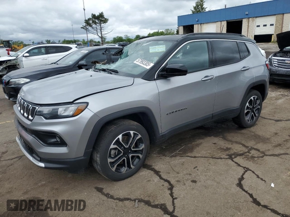 2023 Jeep Compass (RED) Edition с VIN 3C4NJDCN9PT547976, выставлен на аукционе Copart как лот 57993305 с пробегом 13 314 миль миль и На запчасти • Non repairable. История ставок и продаж доступна на DreamBid. Изображение 1.