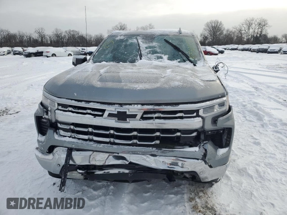 2024 Chevrolet Silverado 1500 LTZ with VIN 1GCUDGEL1RZ104894, listed as a Copart auction lot 41590095 with 33,551 mi miles and Salvage Title. Bid and sale history available at DreamBid. Image 5.