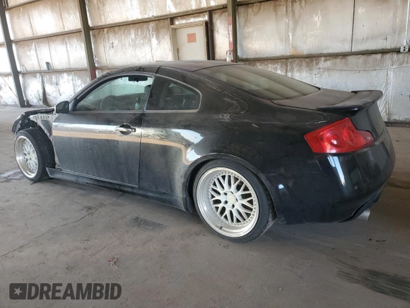 2006 Infiniti G35 Coupe with VIN JNKCV54E86M705596, listed as a Copart auction lot 85163374 with 185,126 mi miles and Clean Title. Bid and sale history available at carsss.com. Image 2.