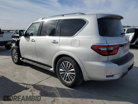 2021 Nissan Armada SL with VIN JN8AY2BAXM9371414, listed as a Copart auction lot 84722504 with 97,185 mi miles and Clean Title. Bid and sale history available at carsss.com. Image 2.
