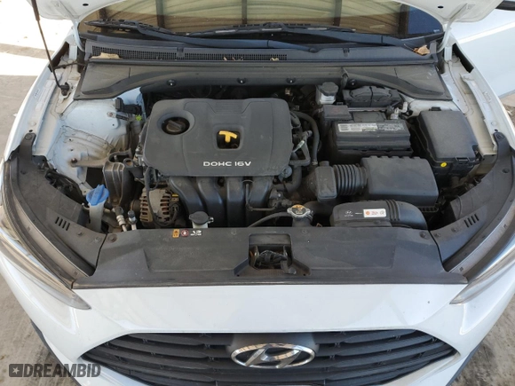 2019 Hyundai Veloster 2.0 with VIN KMHTG6AF7KU017206, listed as a Copart auction lot 48243135 with 104,697 mi miles and Salvage Title. Bid and sale history available at carsss.com. Image 12.