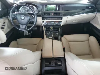 2013 BMW 5 Series 550i with VIN WBAFR9C52DDX80316, listed as a Copart auction lot 53540725 with 122,896 mi miles and Salvage Title. Bid and sale history available at carsss.com. Image 8.