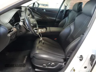 2022 Genesis G80 2.5T with VIN KMTGB4SC7NU092264, listed as a Copart auction lot 64142425 with 72,389 mi miles and Salvage title. Bid and sale history available at DreamBid. Image 7.