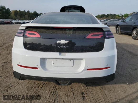 2012 Chevrolet Volt with VIN 1G1RB6E41CU104874, listed as a Copart auction lot 54674345 with 104,018 mi miles and Salvage Title. Bid and sale history available at carsss.com. Image 6.