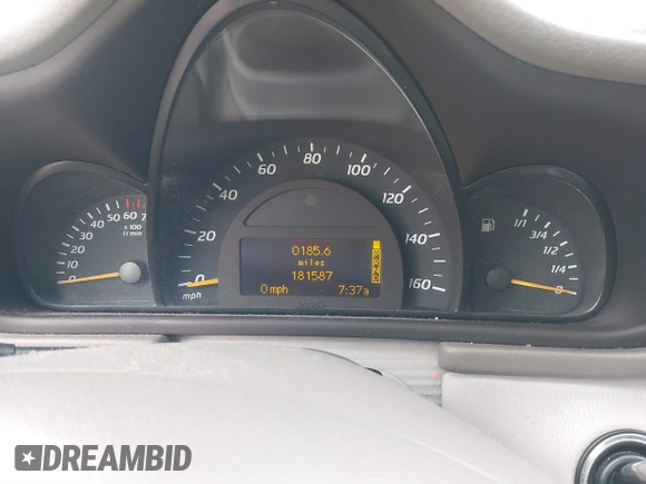 2003 Mercedes-Benz C 230 Kompressor with VIN WDBRN40J63A437832, listed as a IAAI auction lot 41266701 with 181,587 mi miles and . Bid and sale history available at DreamBid. Image 7.