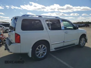 2009 Infiniti QX56 with VIN 5N3AA08C29N901728, listed as a Copart auction lot 45585905 with 107,649 mi miles and Salvage Title. Bid and sale history available at carsss.com. Image 3.