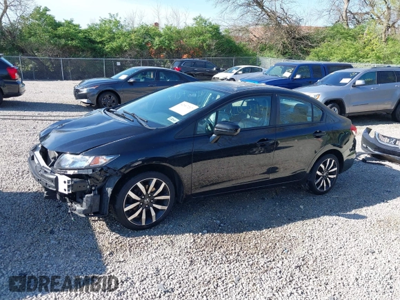 2015 Honda Civic EX-L with VIN 19XFB2F90FE021579, listed as a IAAI auction lot 42067217 with 184,234 mi miles and . Bid and sale history available at DreamBid. Image 15.